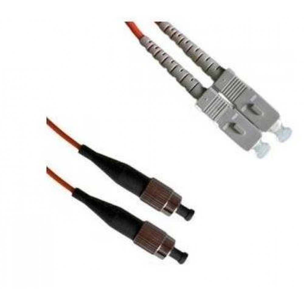 SC-FC Duplex MUltimode Optical Fiber Patch Cord 3 Meter (S073) SC-FC Duplex MUltimode Optical Fiber Patch Cord 3 Meter (S073)