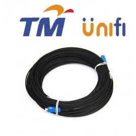 image of Unifi Maxis Modem Fiber Optic Cable Outdoor 50 Meter Black (S117)