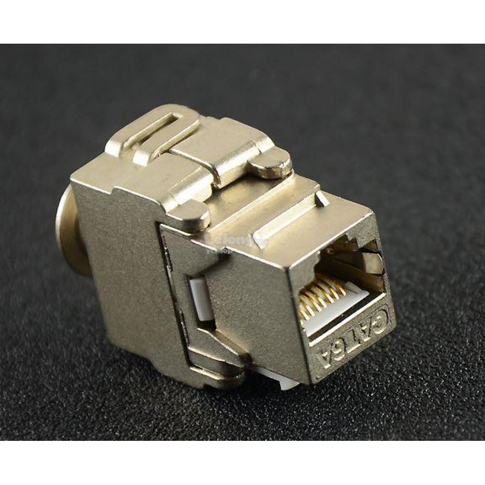 Cat 6A Fully Shielded Toolless Keystone Jack (S166) Cat 6A Fully Shielded Toolless Keystone Jack (S166)