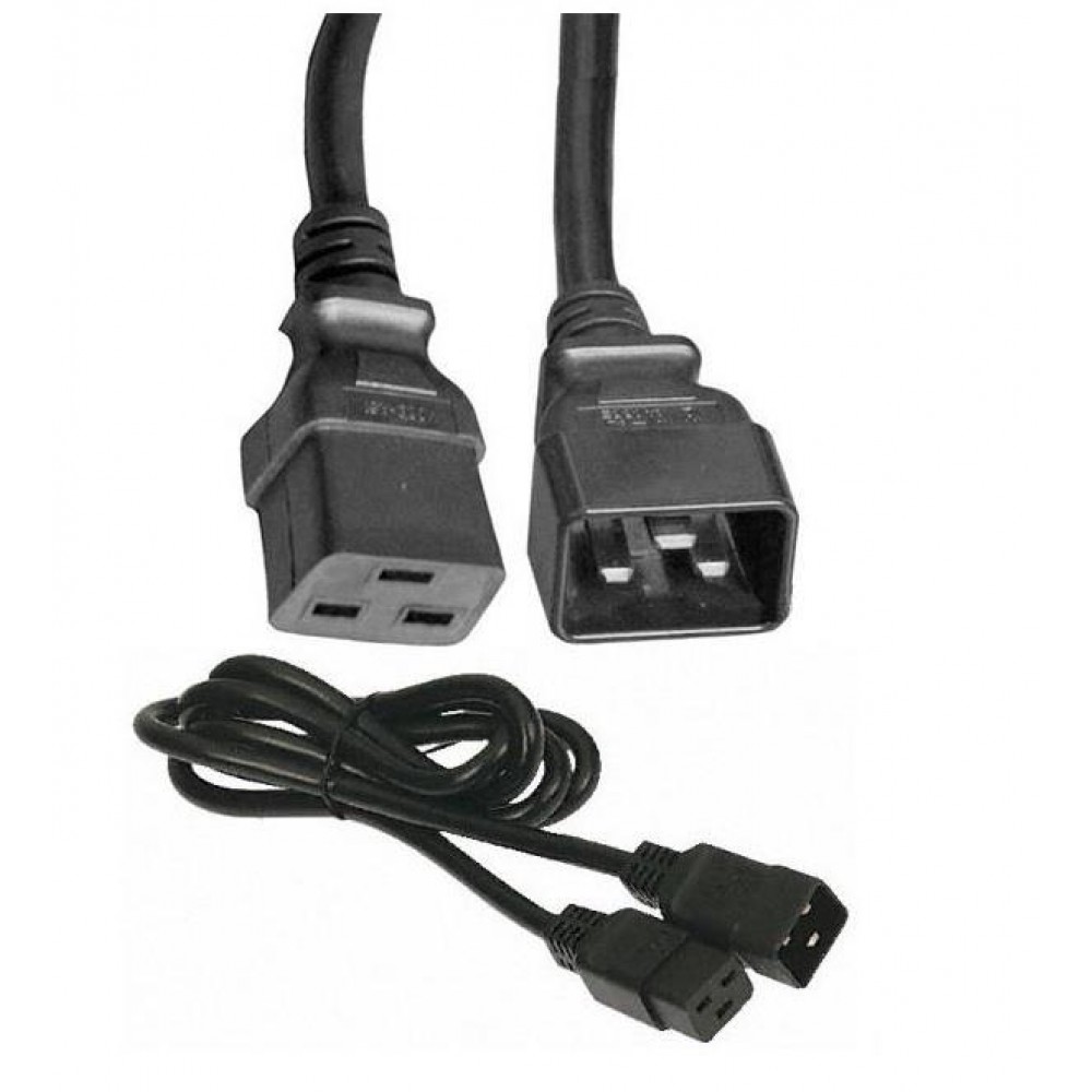 IEC C20 to IEC C19 16A 250V Power Cord 1.5mm 1.8Meter (S139) IEC C20 to IEC C19 16A 250V Power Cord 1.5mm 1.8Meter (S139)