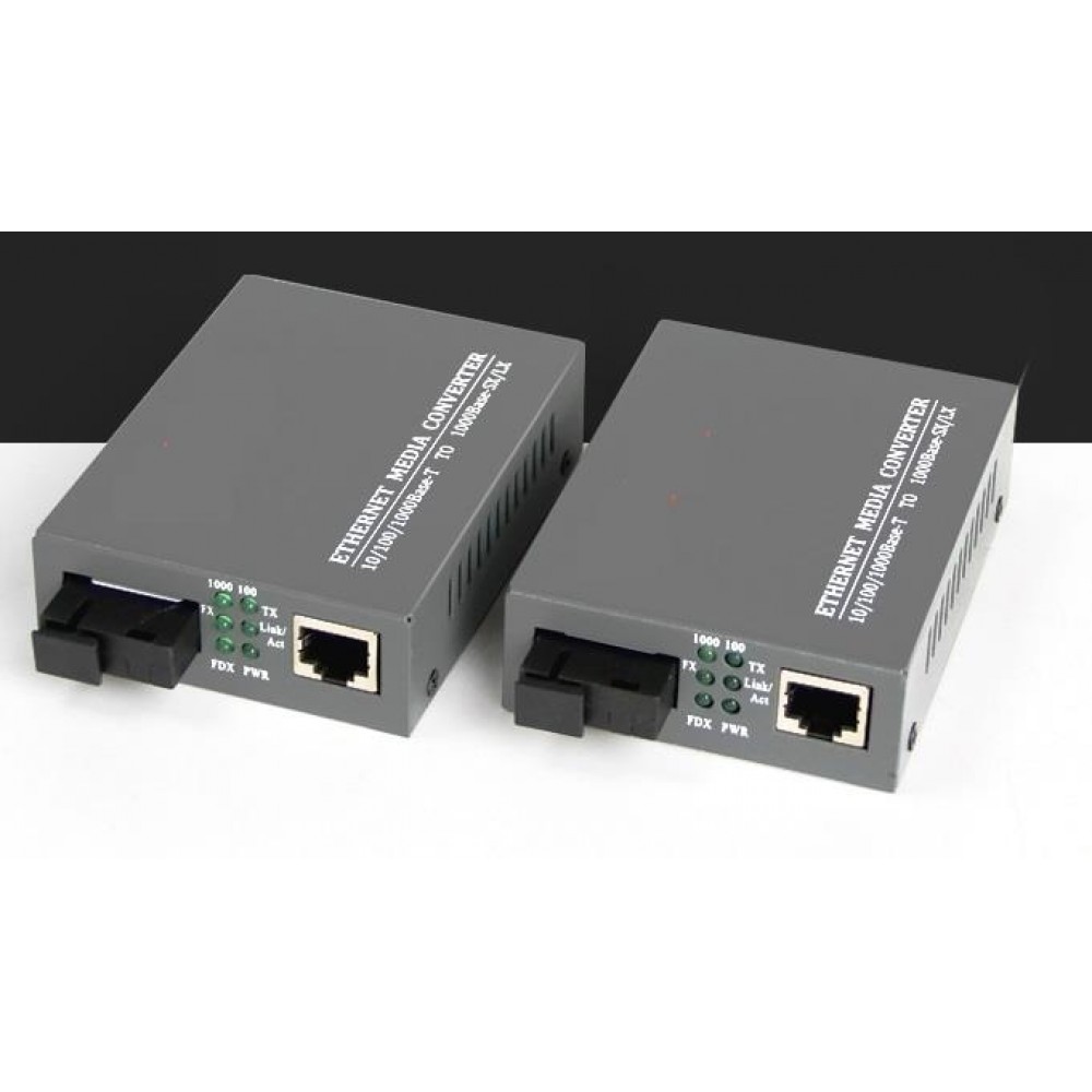 Single Mode Fiber to UTP Gigabit Media Converter 5V SET 20KM (S129AB) Single Mode Fiber to UTP Gigabit Media Converter 5V SET 20KM (S129AB)