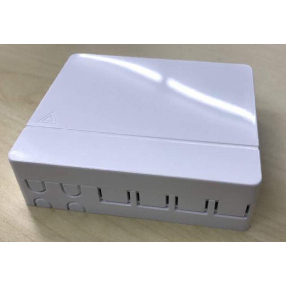 SC FIBER OPTIC 4 PORT FTTH TERMINATION BOX PLASTIC (S221) SC FIBER OPTIC 4 PORT FTTH TERMINATION BOX PLASTIC (S221)