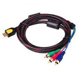 image of HDMI-RCA HDMI to 3-RCA Male Video Component Cable For HDTV 1.5M (S253)