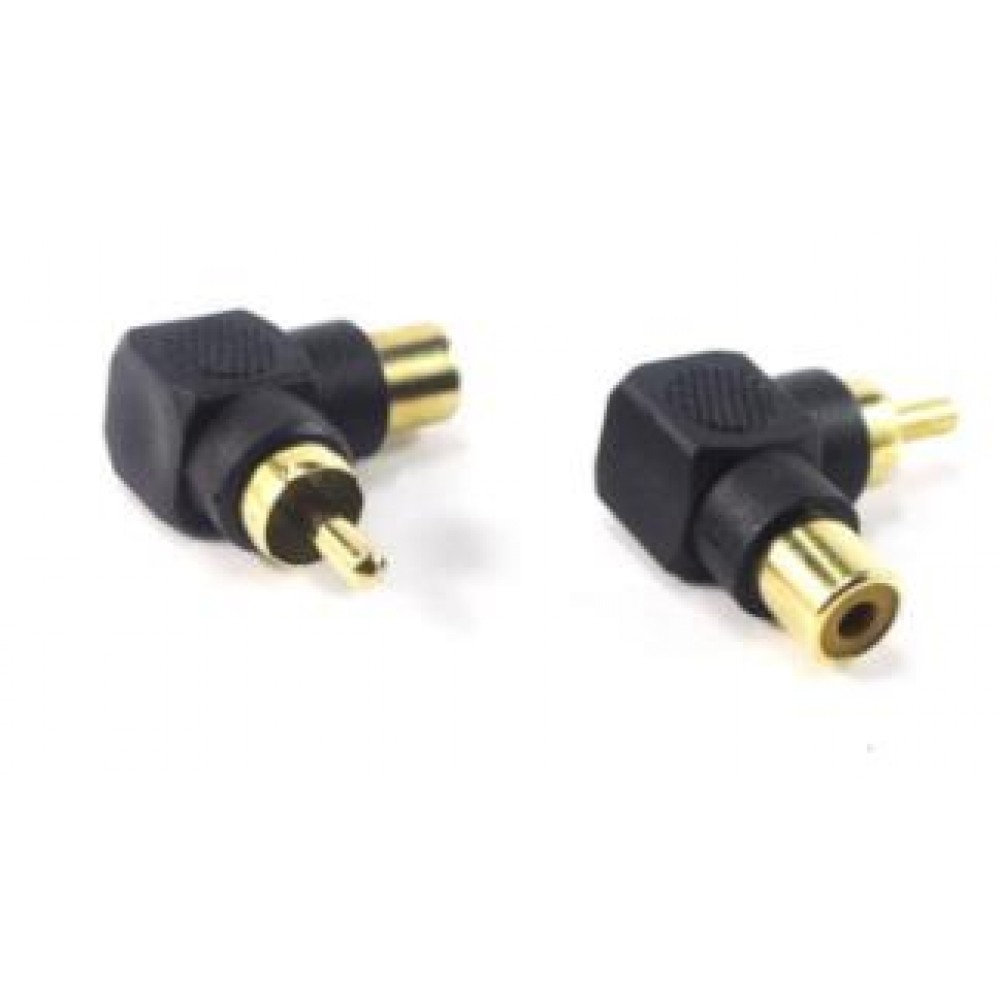 RCA Male to Female 90 Degree L Shape Gender Converter Adapter (S283) RCA Male to Female 90 Degree L Shape Gender Converter Adapter (S283)