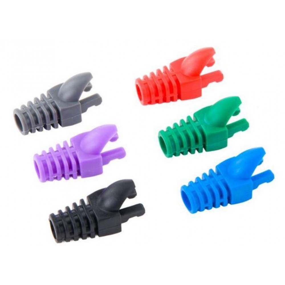 CAT6 RJ45 NETWORK RUBBER BOOT 100PCS (S315) CAT6 RJ45 NETWORK RUBBER BOOT 100PCS (S315)