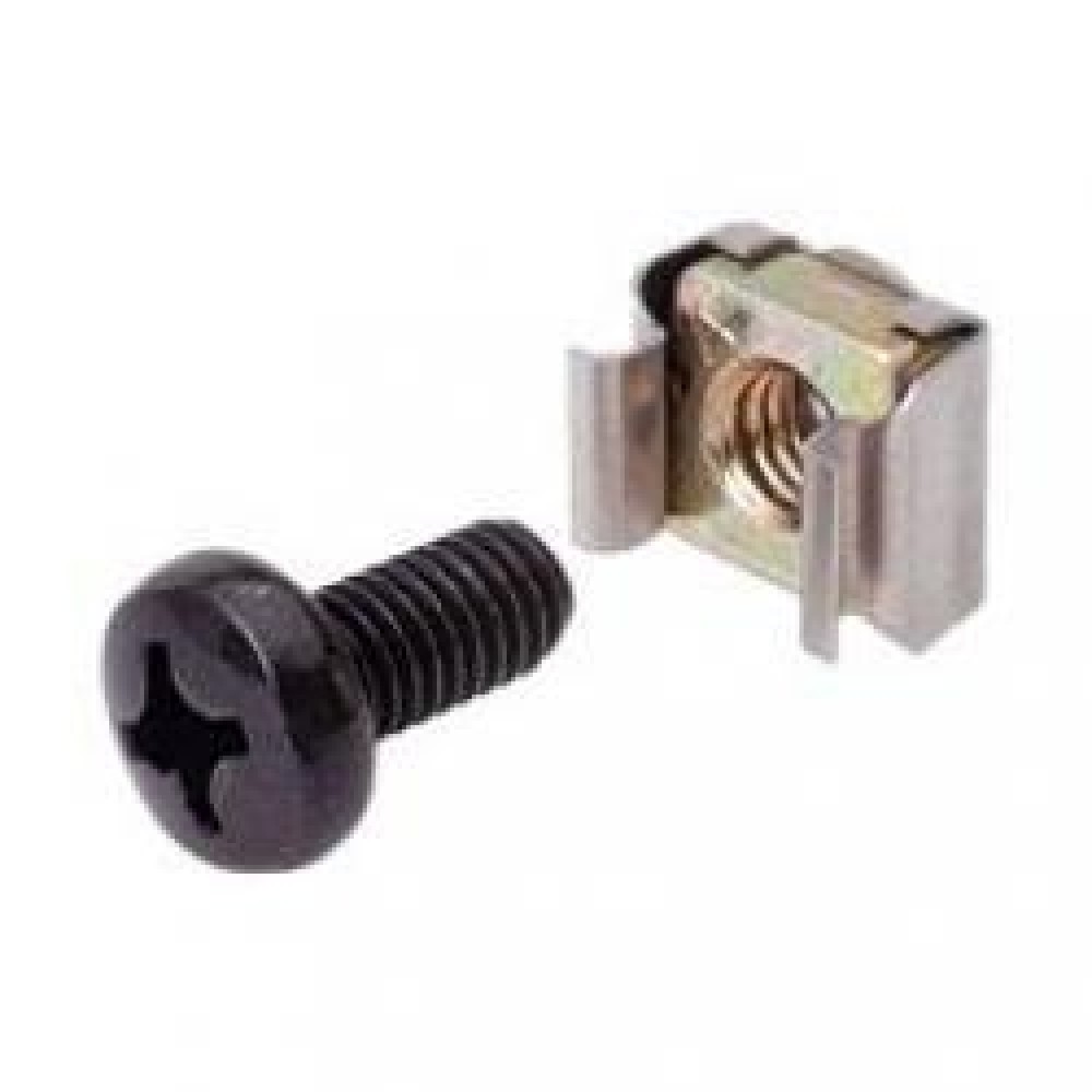M6 Mounting Caged Nuts Screw For Sever Rack Wall Mount 15PCS (S271) M6 Mounting Caged Nuts Screw For Sever Rack Wall Mount 15PCS (S271)