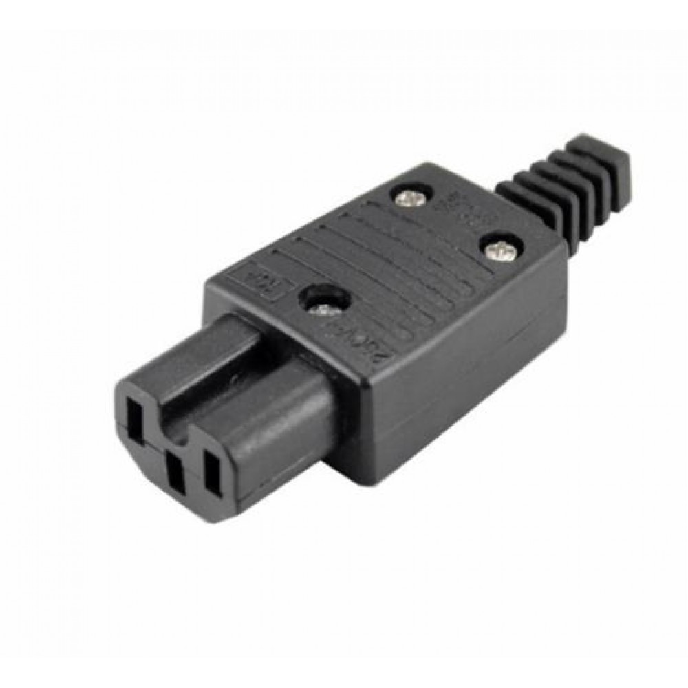 IEC320 C15 10A 250V Rewireable Socket Adapter Plug (S308) IEC320 C15 10A 250V Rewireable Socket Adapter Plug (S308)