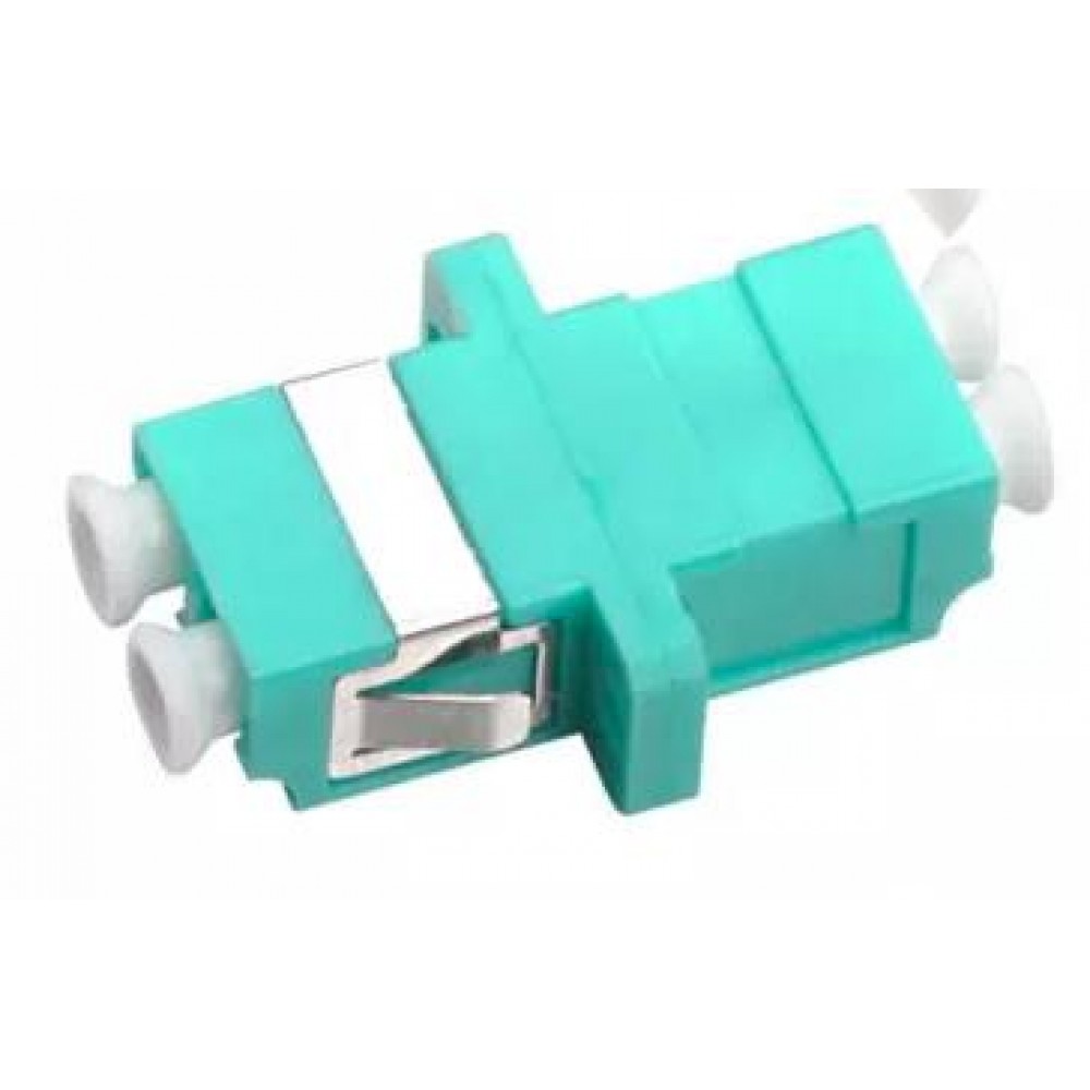 LC-LC OM3 MM Multimode Fiber Optic Joint Duplex Coupler Flange (S289) LC-LC OM3 MM Multimode Fiber Optic Joint Duplex Coupler Flange (S289)