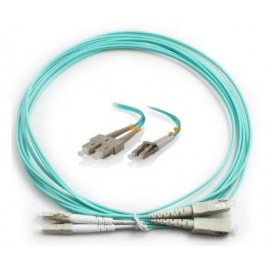 image of LC-SC 50/125 10GIG OM3 Multimode Fiber Patch Cable 10 Meter (S277)