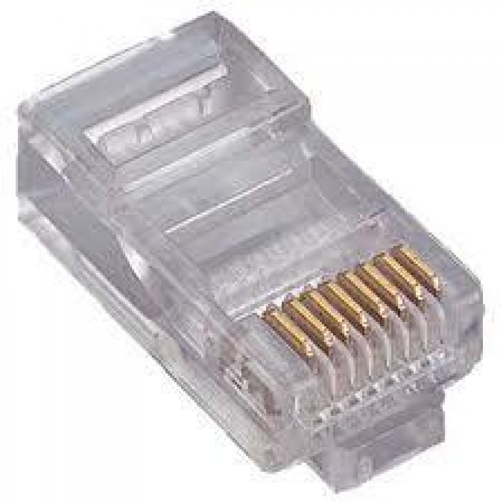 RJ45 CAT6 MODULAR CONNECTOR 50PCS (S324) RJ45 CAT6 MODULAR CONNECTOR 50PCS (S324)
