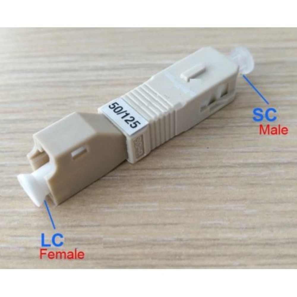 SC to LC MM SC/ UPC 50/125 Multimode HYBRID Fiber ADAPTER (S313) SC to LC MM SC/ UPC 50/125 Multimode HYBRID Fiber ADAPTER (S313)