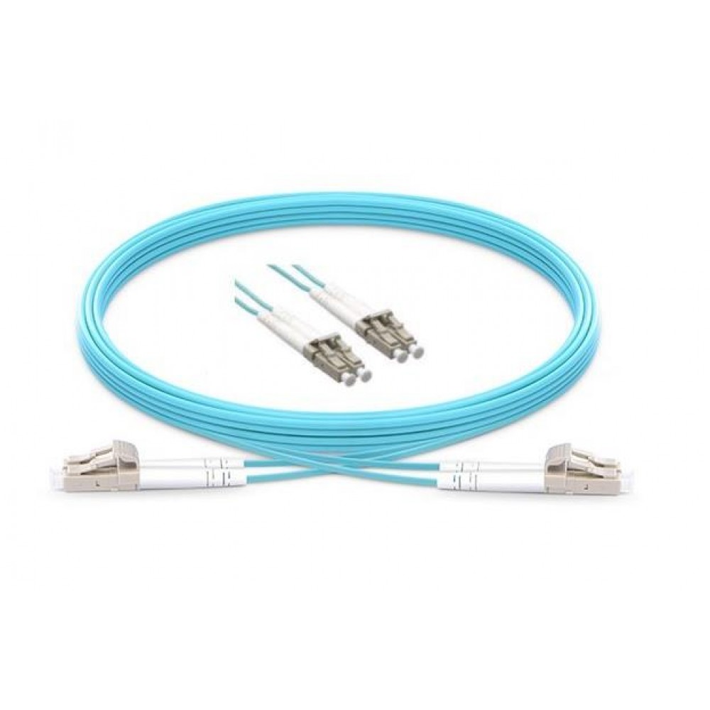 LC-LC 50/125 10GIG OM3 Multimode Duplex Fiber Cable 30 Meter (S339) LC-LC 50/125 10GIG OM3 Multimode Duplex Fiber Cable 30 Meter (S339)