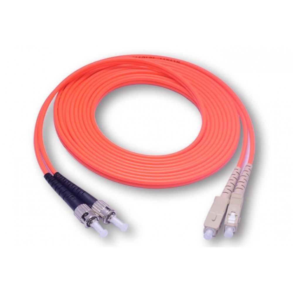 SC-ST MULTIMODE MM DUPLEX 50/125 FIBER OPTIC CABLE 3 METER (S328) SC-ST MULTIMODE MM DUPLEX 50/125 FIBER OPTIC CABLE 3 METER (S328)