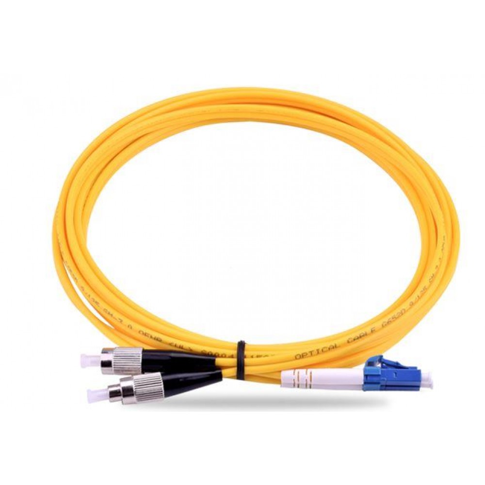LC-FC 9/125 Single Mode Duplex Fiber Cable 3 Meter (S354) LC-FC 9/125 Single Mode Duplex Fiber Cable 3 Meter (S354)