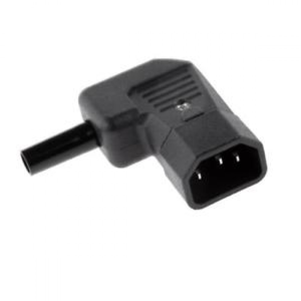 IEC 320 C14 90 Degree Right Angled Rewirable Connector (S510) IEC 320 C14 90 Degree Right Angled Rewirable Connector (S510)