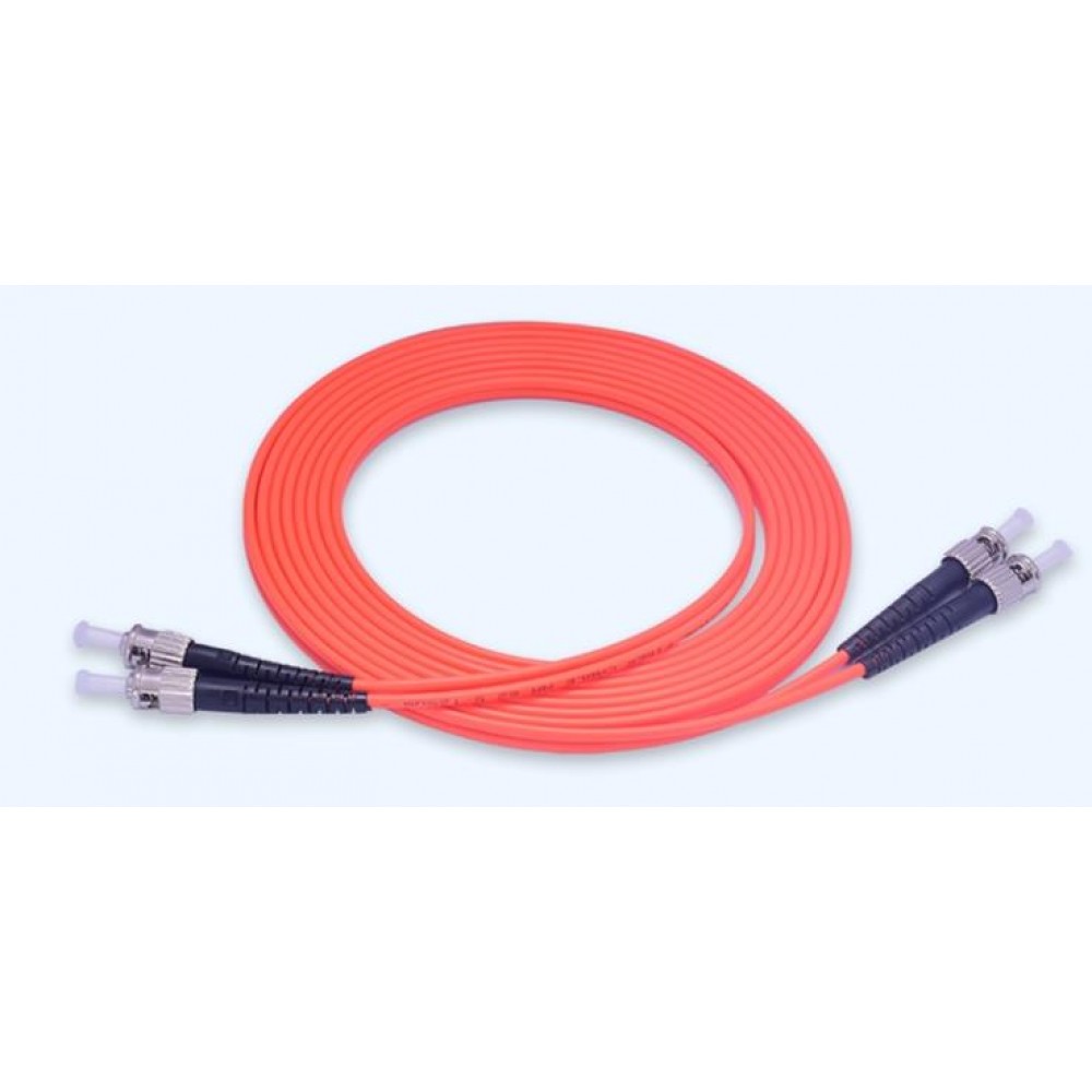 ST-ST Multimode MM Duplex fiber Optic Cable 15M 62.5/125 (S415) ST-ST Multimode MM Duplex fiber Optic Cable 15M 62.5/125 (S415)
