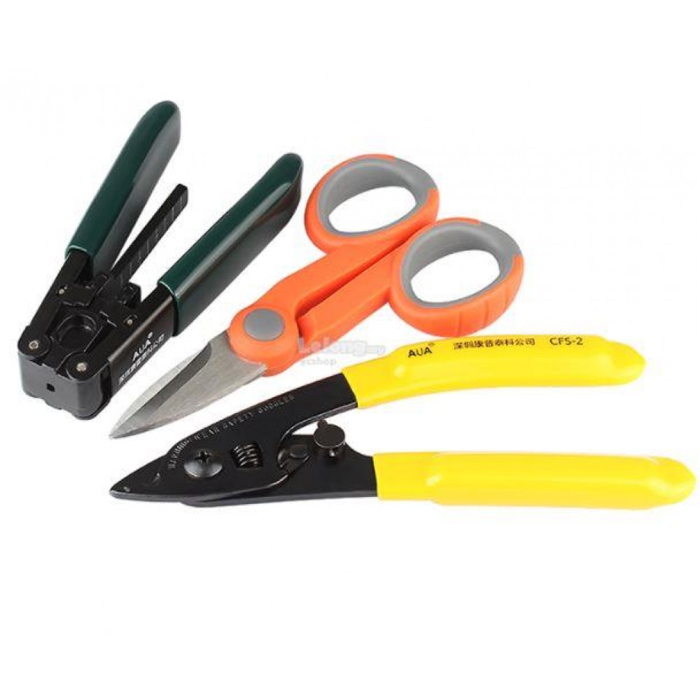 Fiber Optic Stripper + Fiber Optic Stripping Tool + Cutter (S429) Fiber Optic Stripper + Fiber Optic Stripping Tool + Cutter (S429)