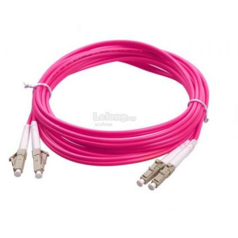 LC-SC 50/125 OM4 Multimode Fiber Patch Cable 7 Meter (S450) LC-SC 50/125 OM4 Multimode Fiber Patch Cable 7 Meter (S450)