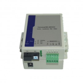 image of Universal Bidirectional RS485 / 422 Fiber Optic Media Converter (S478)