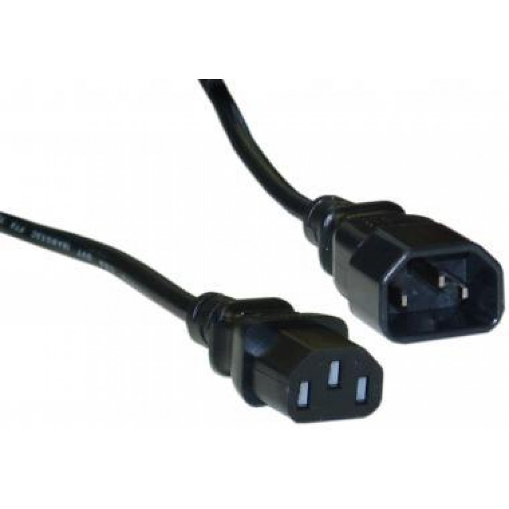 HIGH QUALITY POWER CORD EXTENSION C13(M) TO C14(F) 1.0MM 4M (S467) HIGH QUALITY POWER CORD EXTENSION C13(M) TO C14(F) 1.0MM 4M (S467)