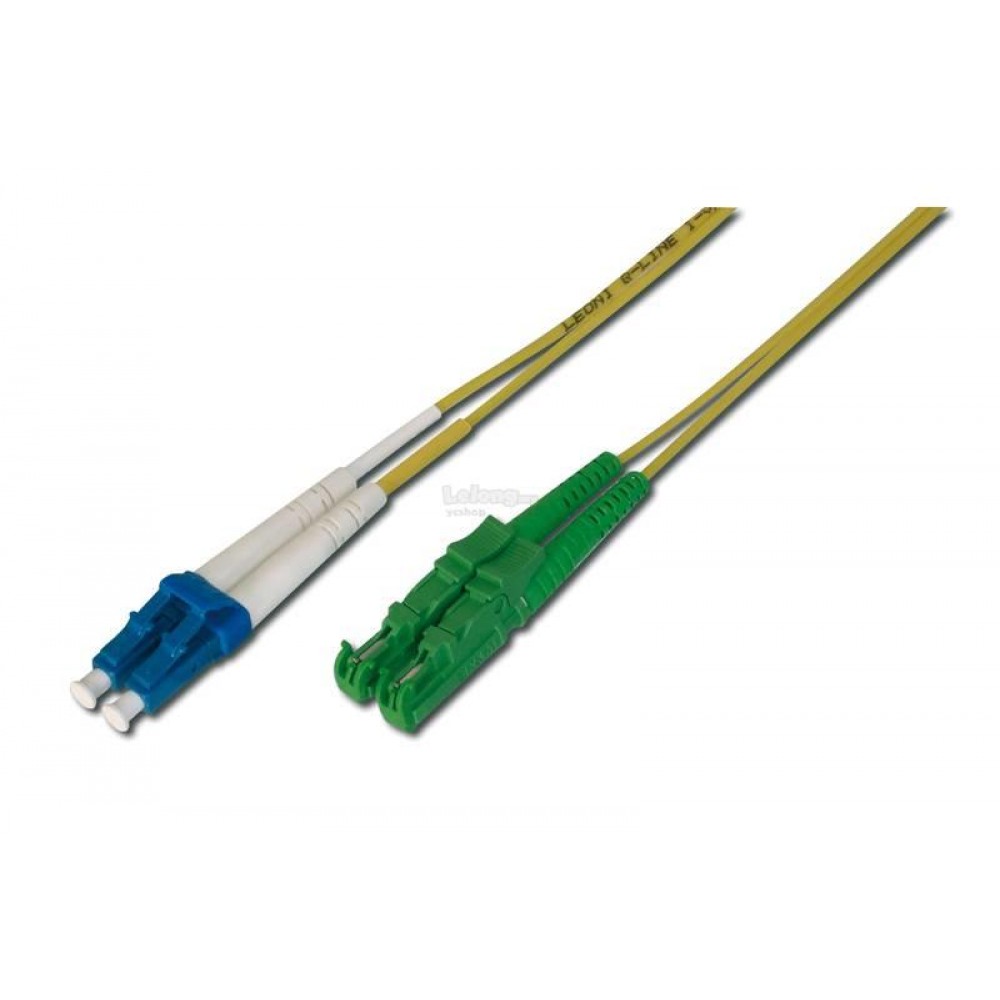 E2K/APC TO LC/UPC SINGLE MODE DUPLEX FIBER PATCH CABLE 20M (S487) E2K/APC TO LC/UPC SINGLE MODE DUPLEX FIBER PATCH CABLE 20M (S487)