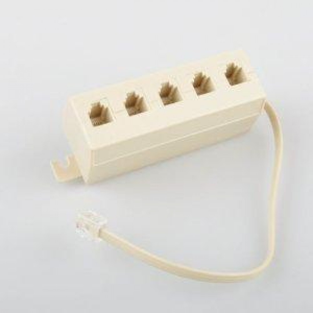 RJ11 5 WAY TELEPHONE CABLE SPLITTER (S537) RJ11 5 WAY TELEPHONE CABLE SPLITTER (S537)