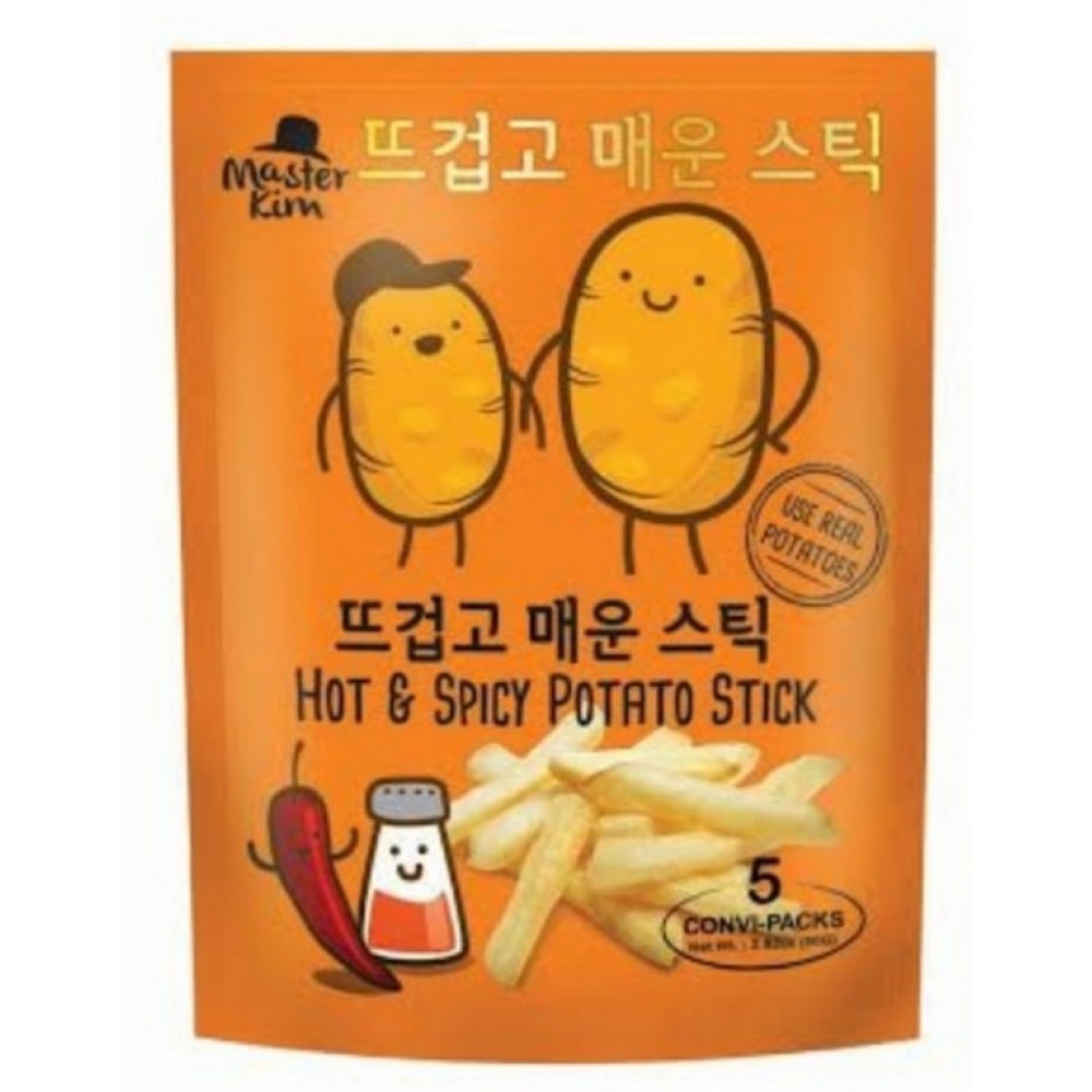 Master Kim Hot & Spicy Potato Stick 80g Master Kim Hot & Spicy Potato Stick 80g