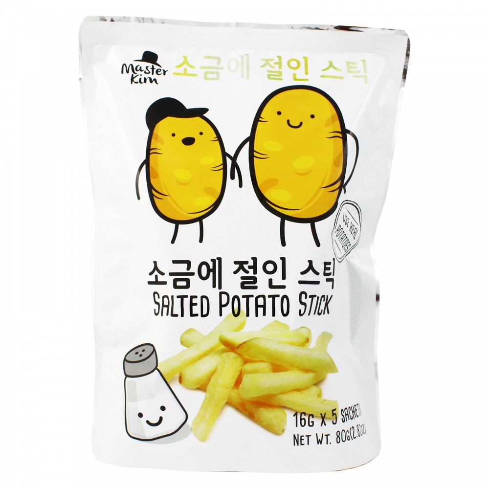 Master Kim Salted Potato Stick 80G Master Kim Salted Potato Stick 80G