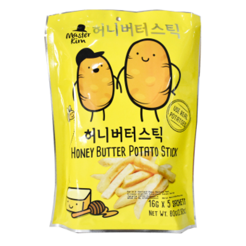 Master Kim Honey Butter Potato Stick 80G Master Kim Honey Butter Potato Stick 80G