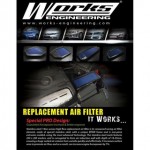 Toyota Vellfire / Alphard / Estima 08+ - Works Engineering Drop In Air Filter