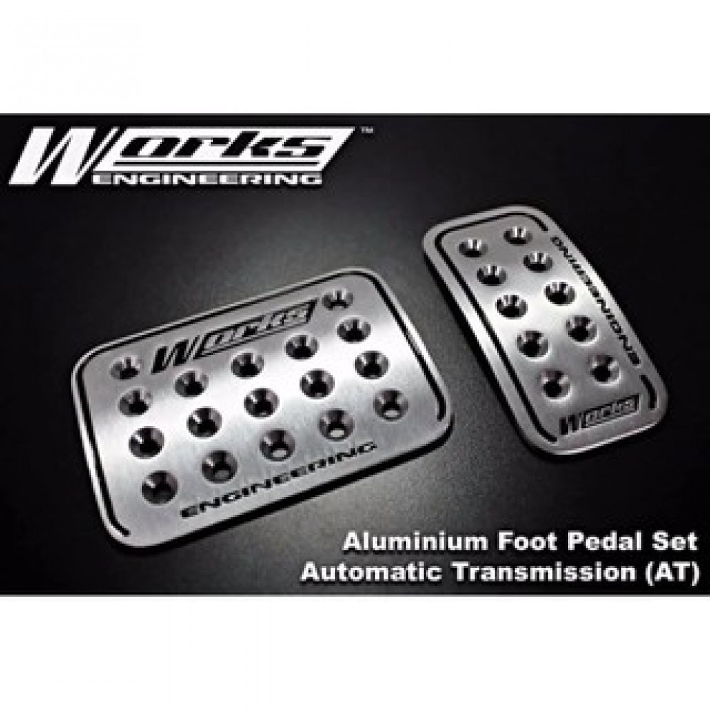 Works Engineering Aluminium Foot Pedal Set (Automatic)