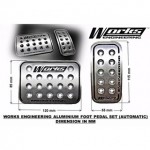 Works Engineering Aluminium Foot Pedal Set (Automatic)