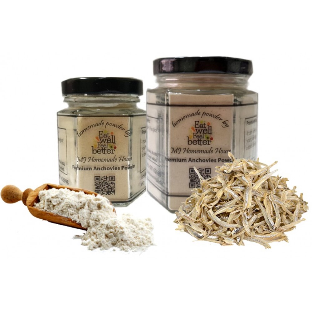 Homemade Anchovies Powder