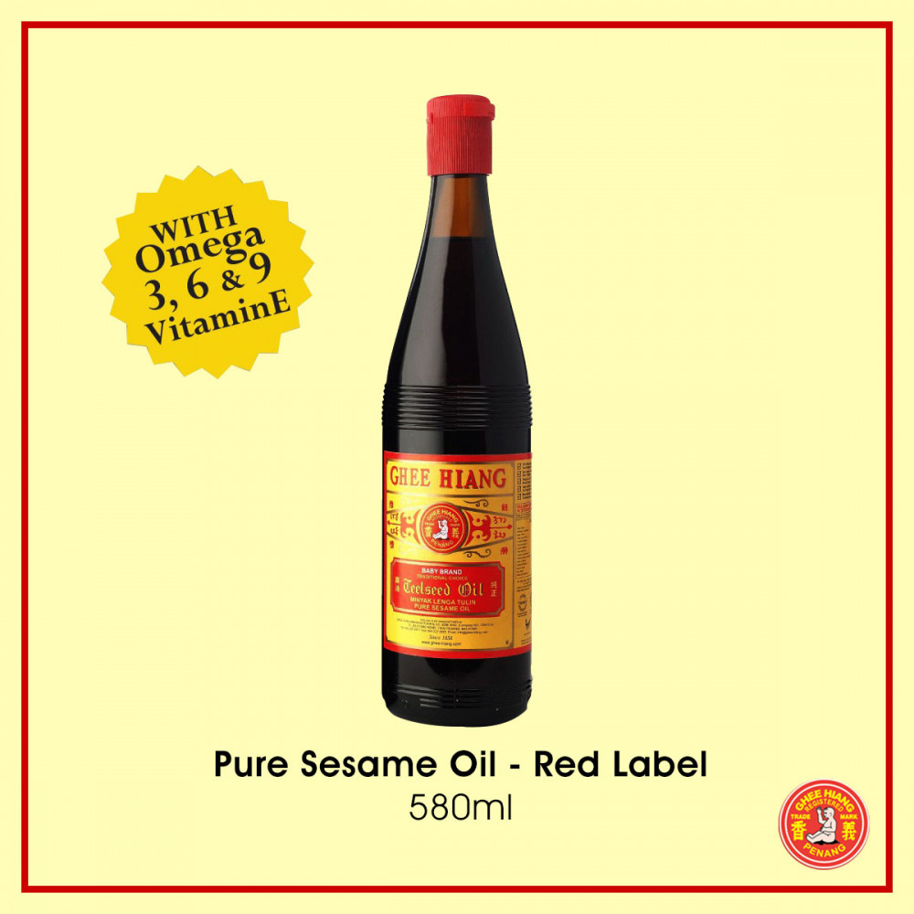 Pure Sesame Oil (Red Label) 580ml