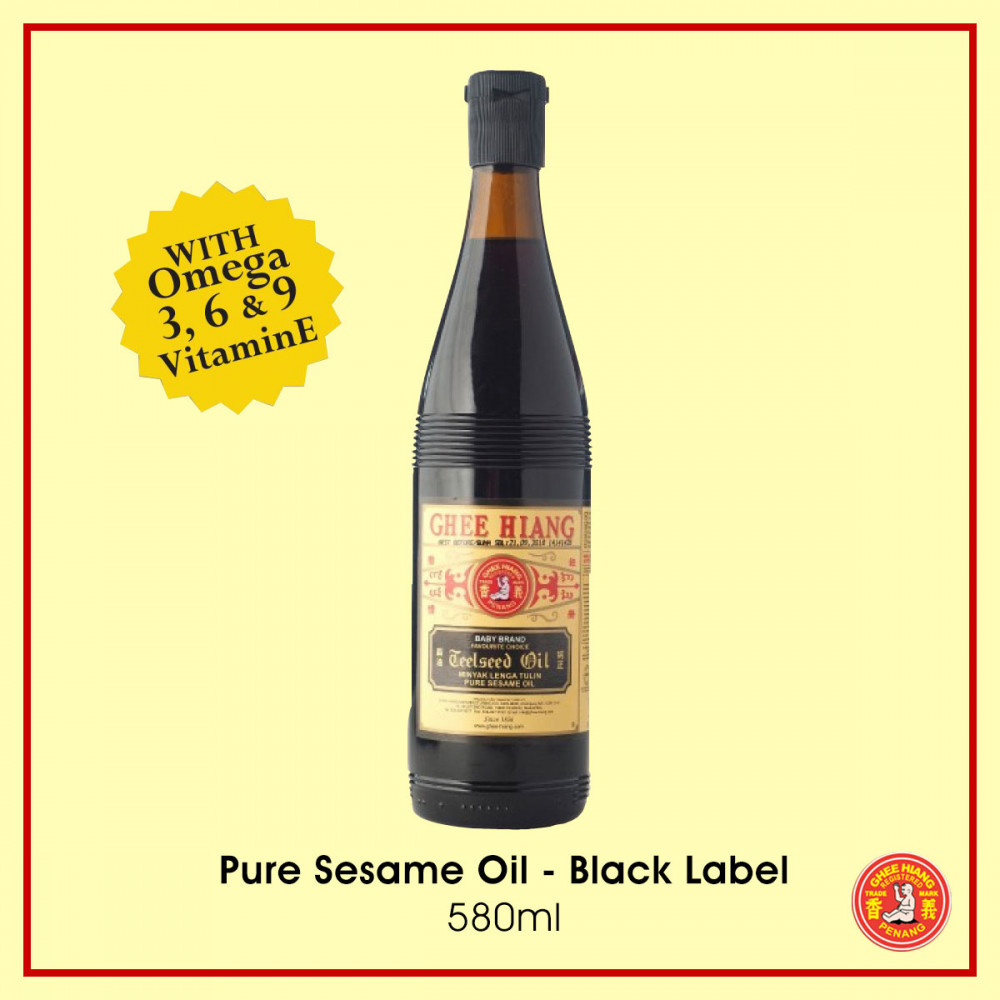 Pure Sesame Oil (Black Label) 580ml Pure Sesame Oil (Black Label) 580ml
