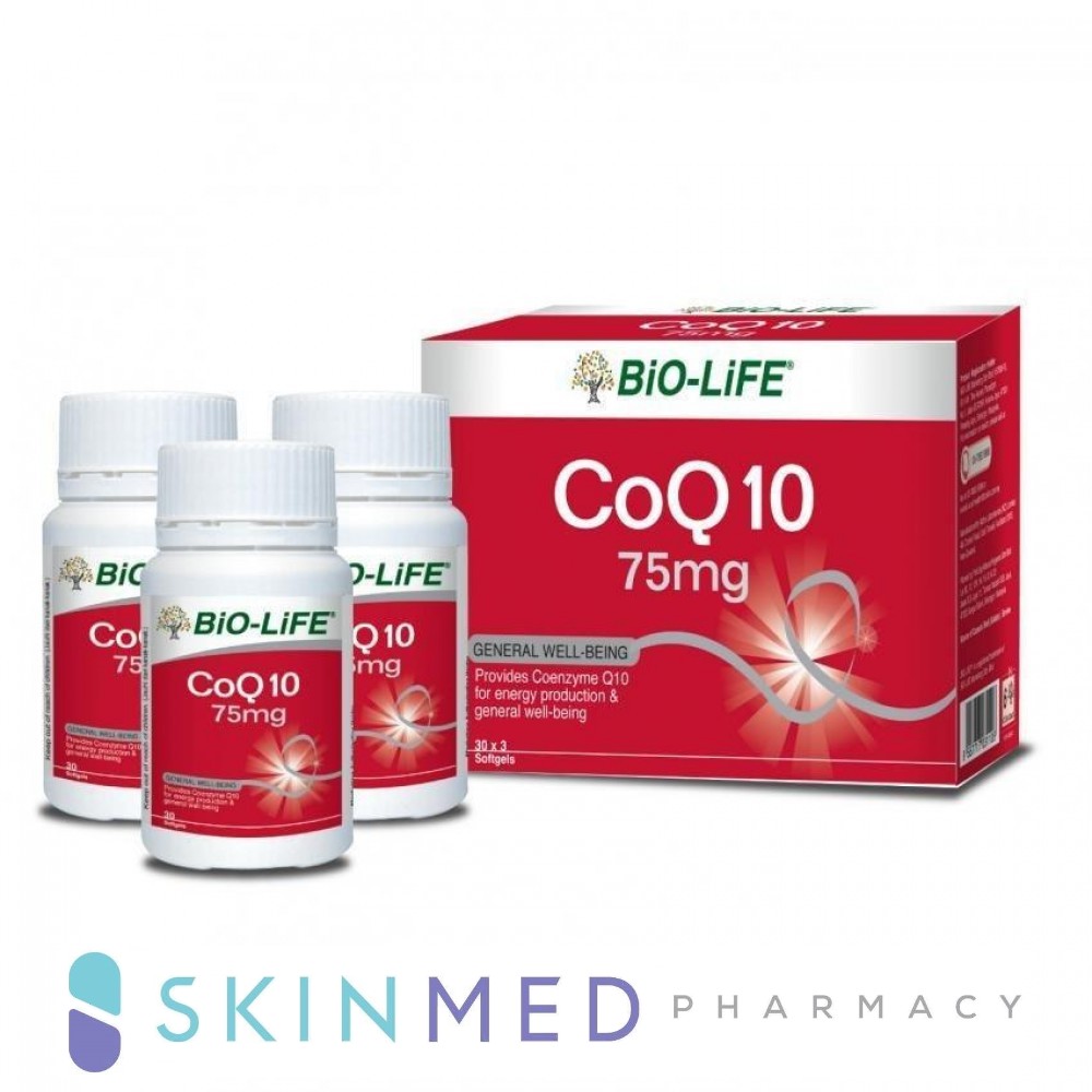 BIO-LIFE CO Q10 75MG 3X30S BIO-LIFE CO Q10 75MG 3X30S