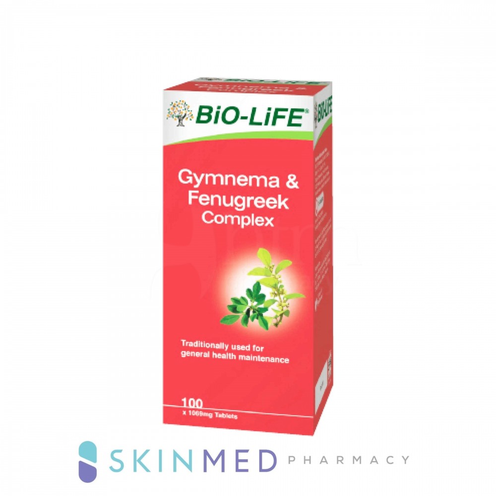 BIO-LIFE GYMNEMA & FENUGREEK COMPLEX 100S