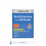 BIO-LIFE MULTIVITAMINS WITH MINERALS 100S X 2