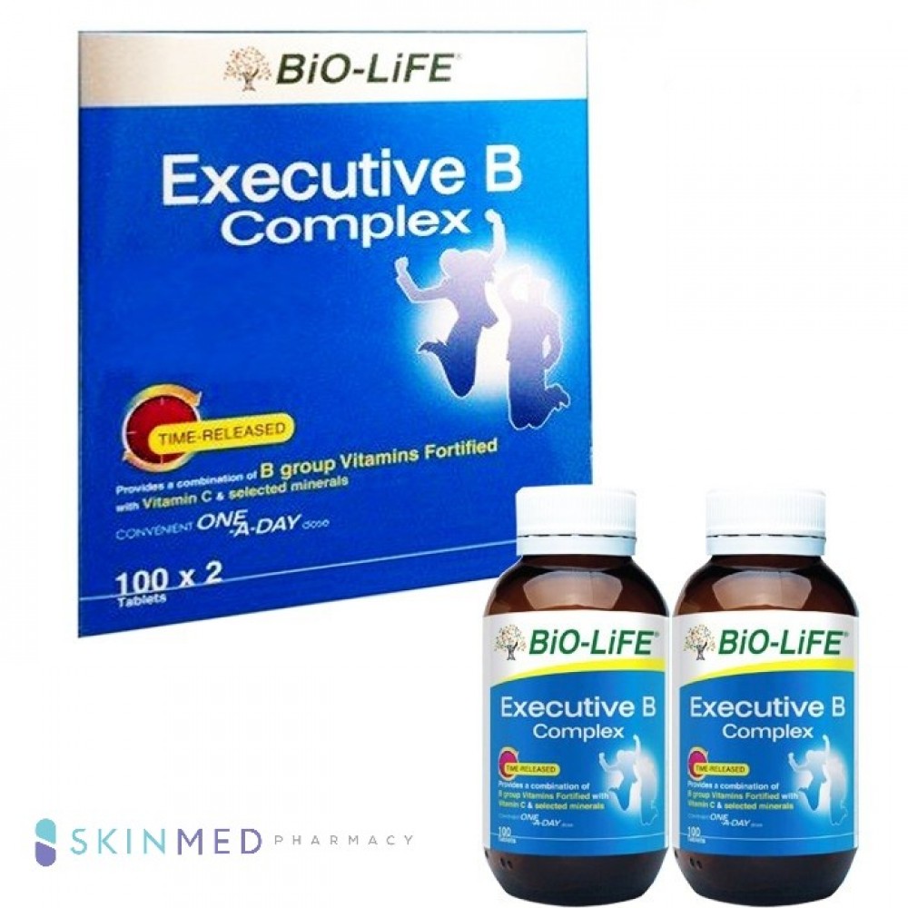 BIO-LIFE EXECUTIVE B COMPLEX 100S X 2 BIO-LIFE EXECUTIVE B COMPLEX 100S X 2