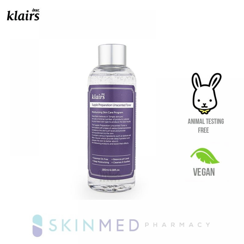 KLAIRS SUPPLE PREPARATION UNSCENTED TONER 180ML