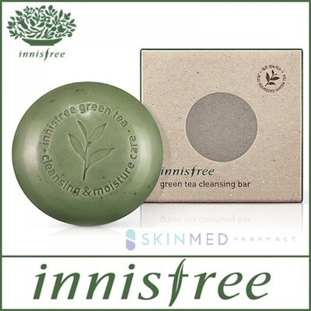 INNISFREE GREEN TEA CLEANSING BAR 100G