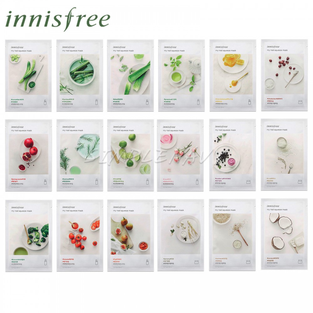 INNISFREE MY REAL SQUEEZE MASKS INNISFREE MY REAL SQUEEZE MASKS