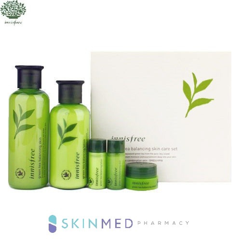 INNISFREE GREEN TEA BALANCING SPECIAL SKIN CARE SET INNISFREE GREEN TEA BALANCING SPECIAL SKIN CARE SET