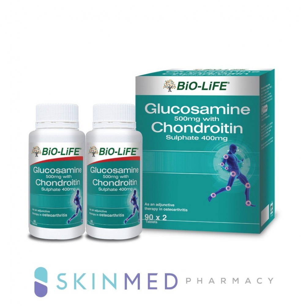 BIO-LIFE GLUCOSAMINE+CHONDROITIN 90S X 2