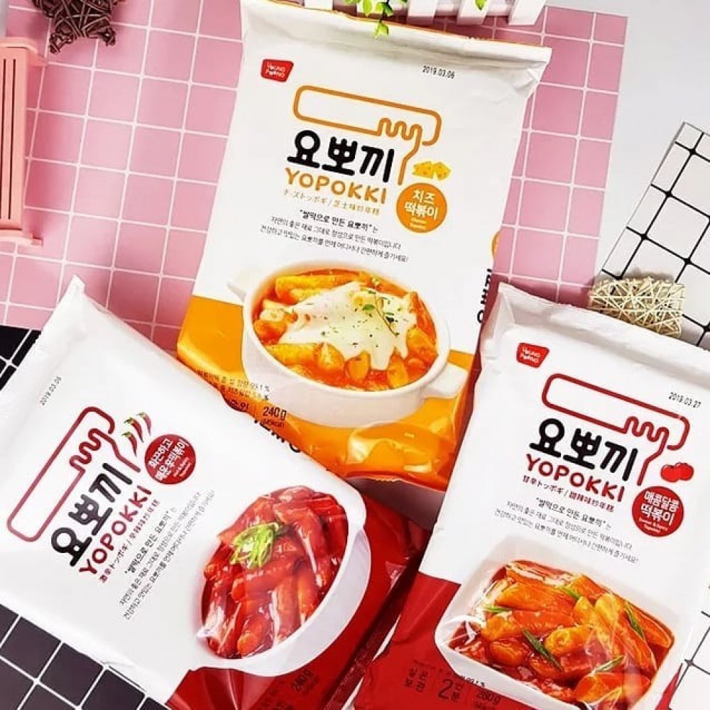 Joy Snacks Korea Yopokki Cheese Spicy Flavor Rice Cake Instant