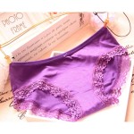 【READY STOCK】 5 PCS [FREE SIZE] Low Waist Cotton Fabric Lace Sexy Panties