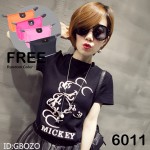 【READY STOCK PROMO】 6011 & 6056 Mickey Mouse T-Shirt FREE Cosmetic Bag