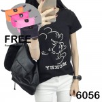 【READY STOCK PROMO】 6011 & 6056 Mickey Mouse T-Shirt FREE Cosmetic Bag