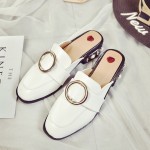 CIRCLE Vintage baotou half-slip slippers