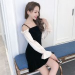 Sexy off-the-shoulder slim slimming dress